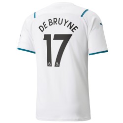 Camisola Manchester City Kevin De Bruyne 17 Equipamento Segundo 2021-2022 Manga Curta